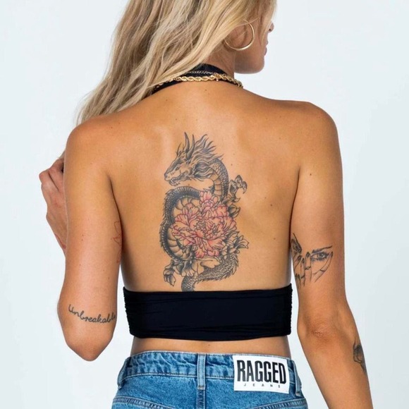 PRINCESS POLLY Halter Crop Top - Picture 3 of 8